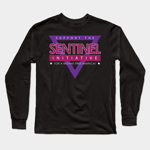 Support the Sentinel Initiative Long Sleeve T-Shirt by eightballart